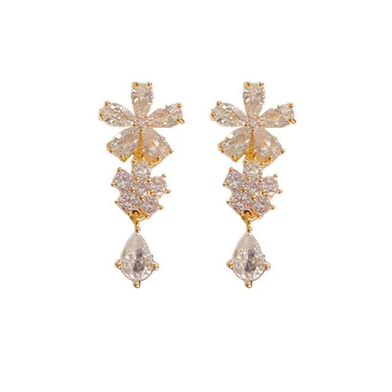 Популярные в Интернете изысканные модные темпераментные серьги с кисточками и