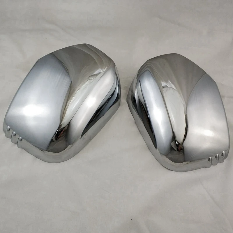 Car Door Rearview Mirror Cover Paste Type Wing Cap For Mitsubishi Triton L200 2005-2014 Pajero Sport 2011