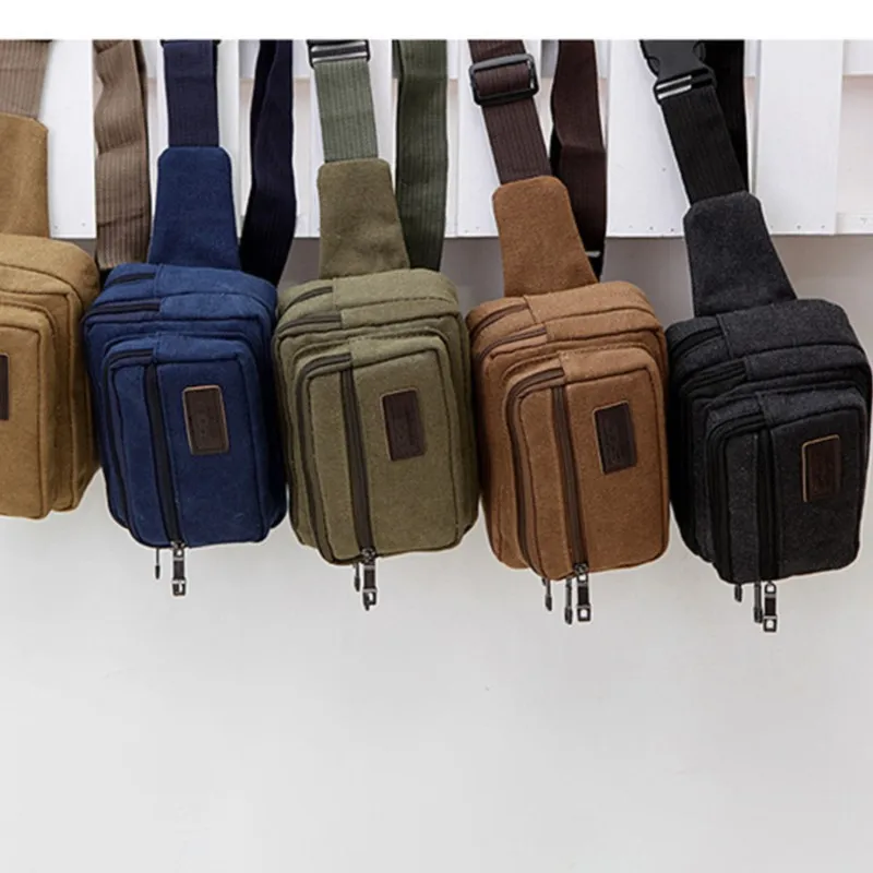 

Waist Bag Outdoor Sports Multifunctional Male Waist Bags High Quality Durable Large Caoacity Bags Solid Color Men Bag