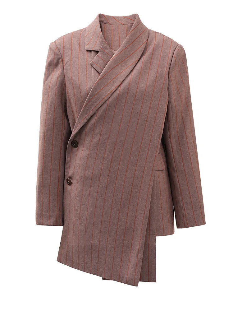 UCXQ модная уличная куртка в европейском стиле нерегулярный деконструкционный