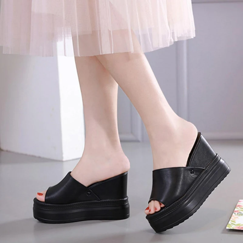

Heel Chunky Ladies Summer Platform Women's Sandals Heels Fashion Women Shoes Thick Sole Luxury Sandal Woman's Slippers 2022 Shoe