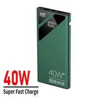 super fast charging power bank 20000mah portable charger 2usb digital display external battery with flashlight for iphone huawei