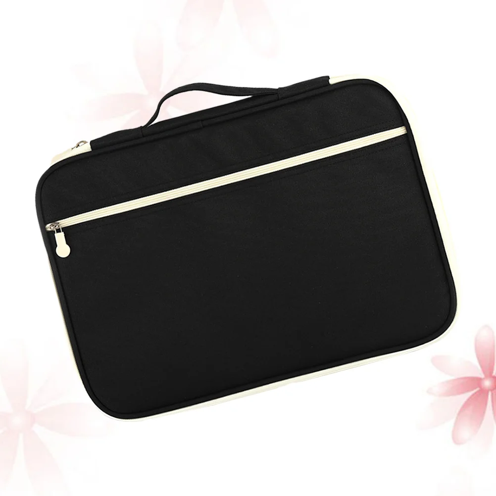 

1 Pc A4 Document Bag Multi-Functional Portfolio Organizer for Business Trip Travel Outdoor Work