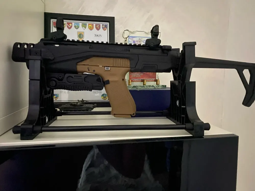 Стенд для страйкбола тактический держатель оружия настенный |