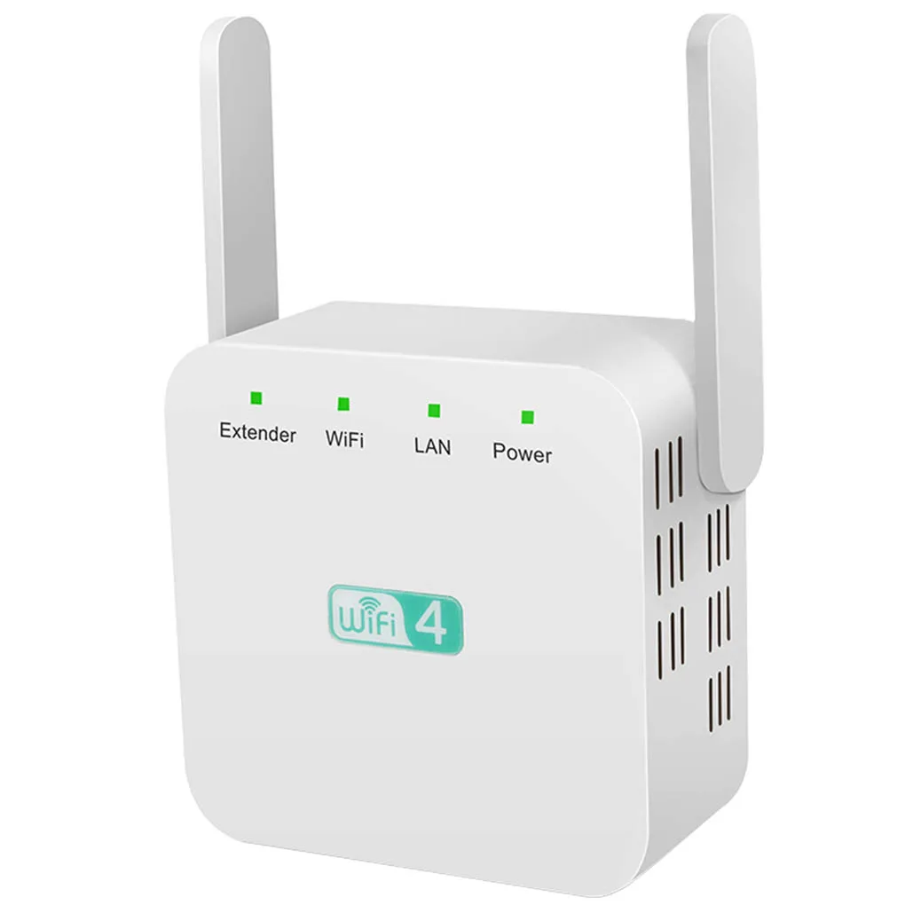 

300M Wifi Repeater 2.4G Wifi Extender Signal Amplifier Dual Antenna Design Wireless Signal Booster