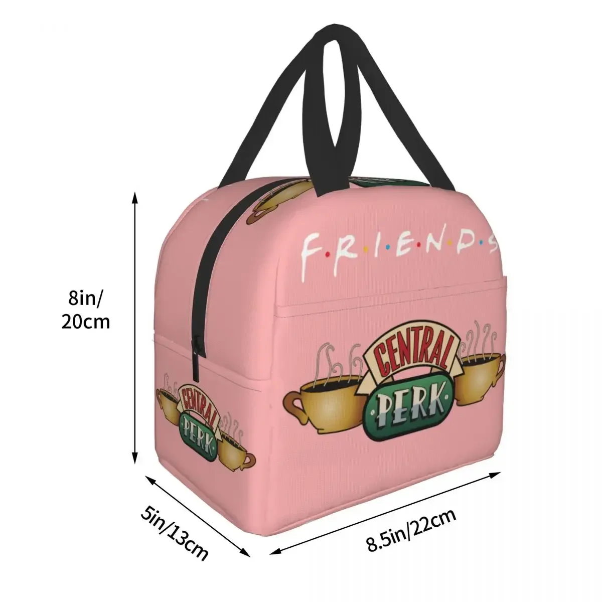Классический ТВ-шоу Central Perk Friends Сумка для обеда-холодильник Изолированный