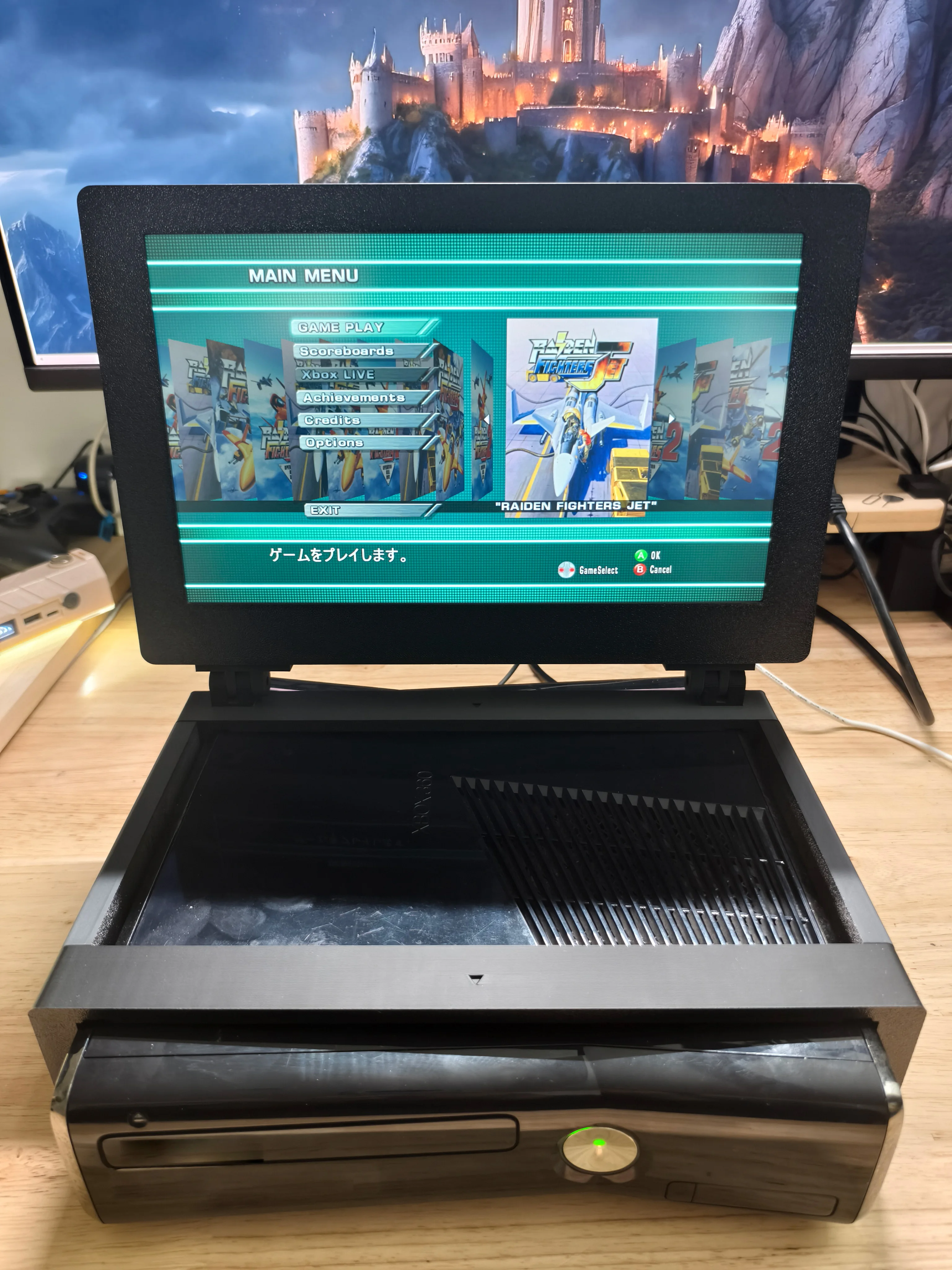 Фото 13,3-дюймовая игра XBO SLIM RETRO ARCADE 1080, удобный дисплей для консоли XBO, DIY ЖК-дисплей с разрешением, мини-монитор для XBO, ОРИГИНАЛ №1