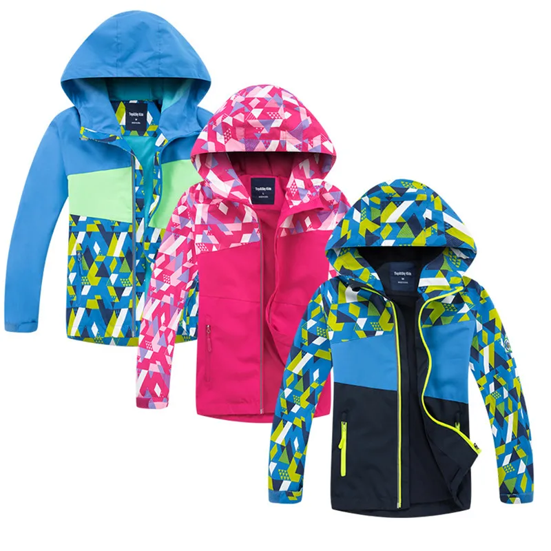

2022 autumn and winter new products men and women middle and big children plus velvet outdoor jacket zipper shirt coat color mat