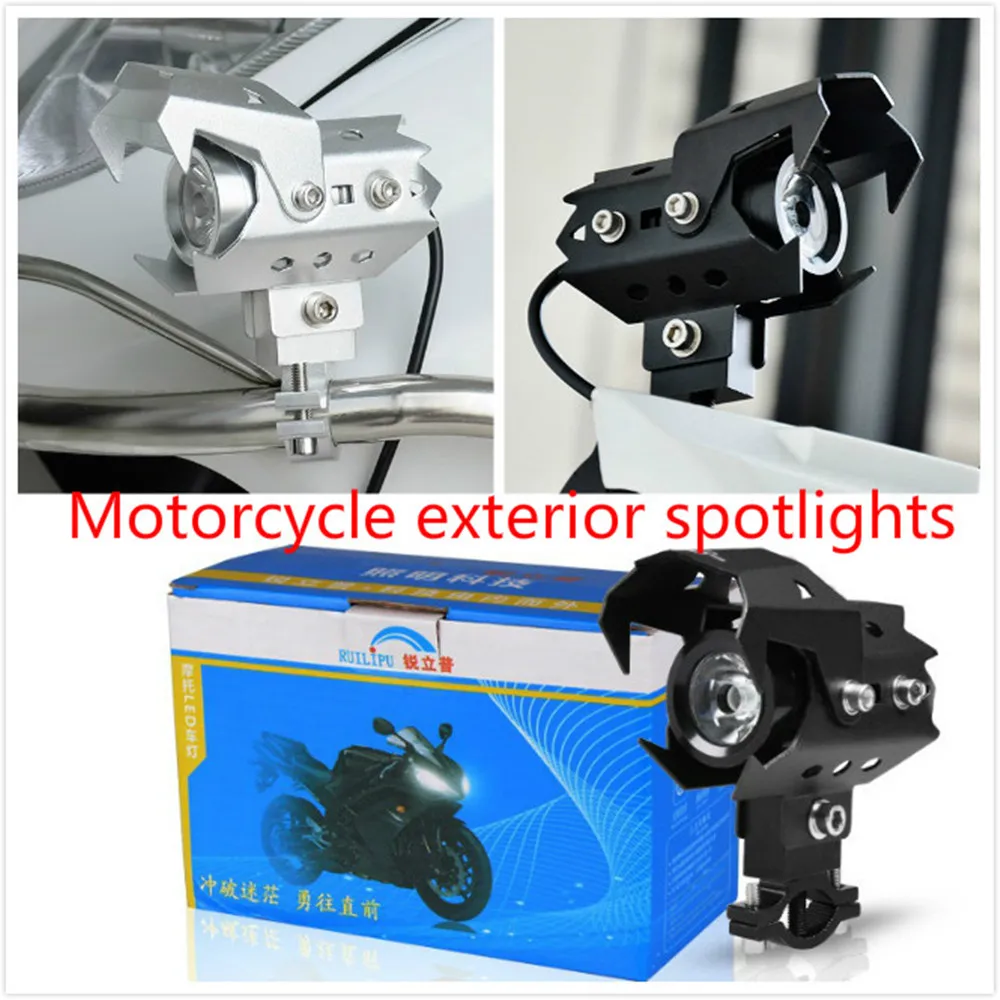

Мотоциклетные электрические точечные светильники для автомобиля, внешние мотоциклетные фары, светодиодные светильники, модифицированные ...
