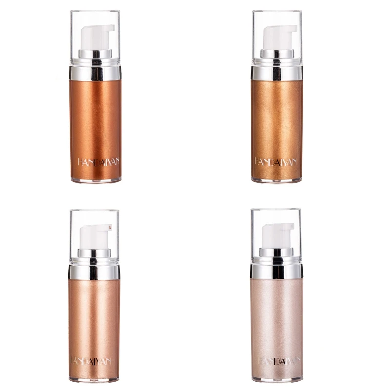 

Жидкий Хайлайтер для тела, водостойкая гладкая Мерцающая Жидкая основа