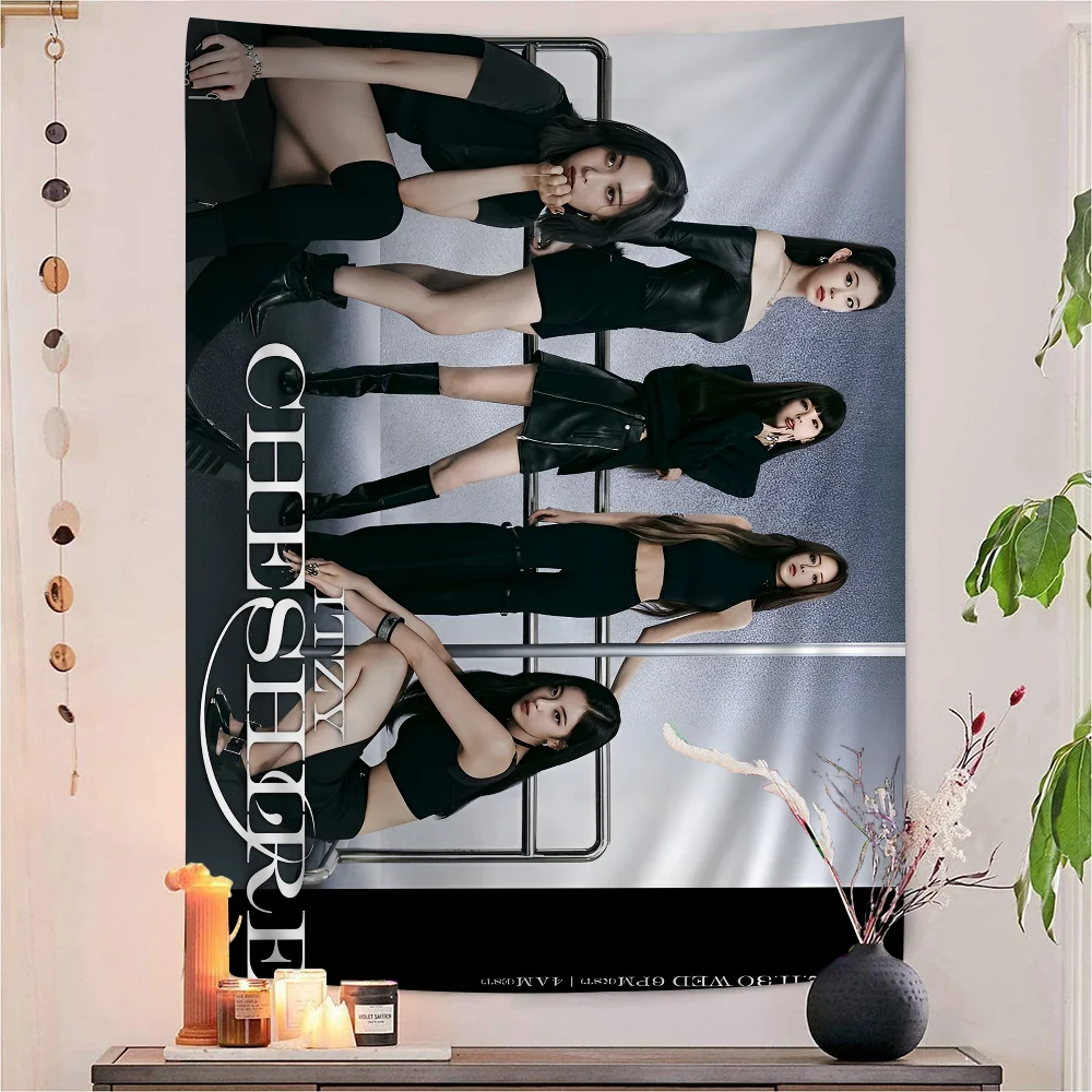 

Гобелен Kpop Group Itzy полиэстер/хлопок