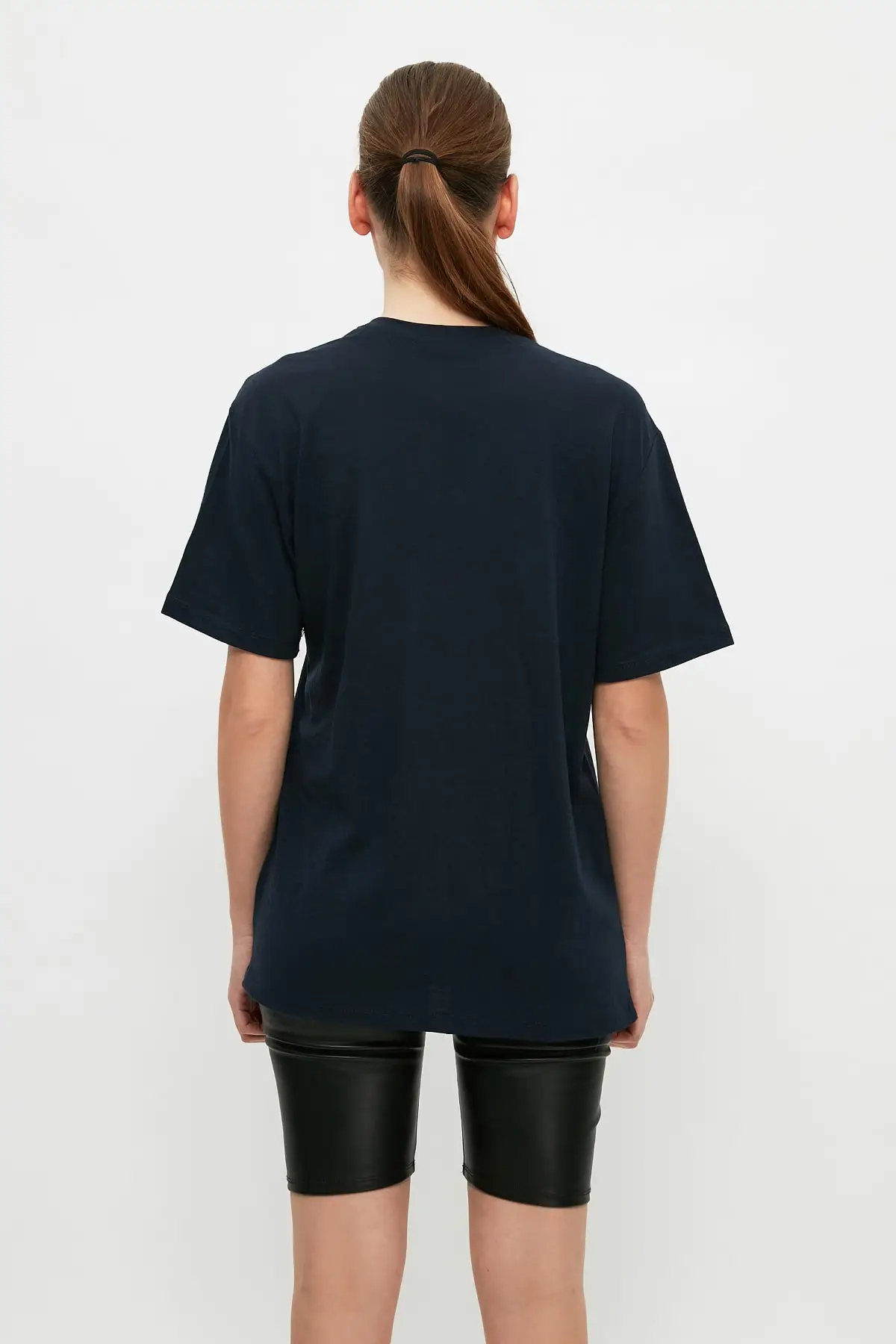 

Trendyol Boyfriend Printed Knitted T-Shirt TWOSS21TS3906