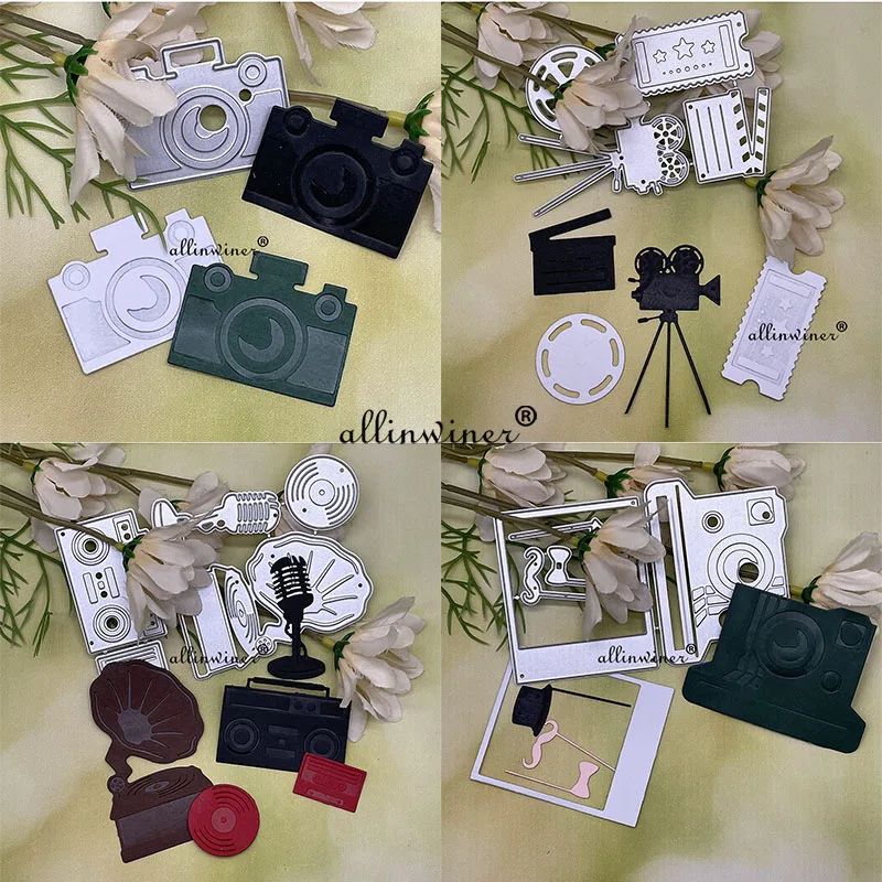 

Серия фотографий металлические штампы трафареты для «сделай сам» Скрапбукинг декоративное тиснение ручная работа штамповочный шаблон