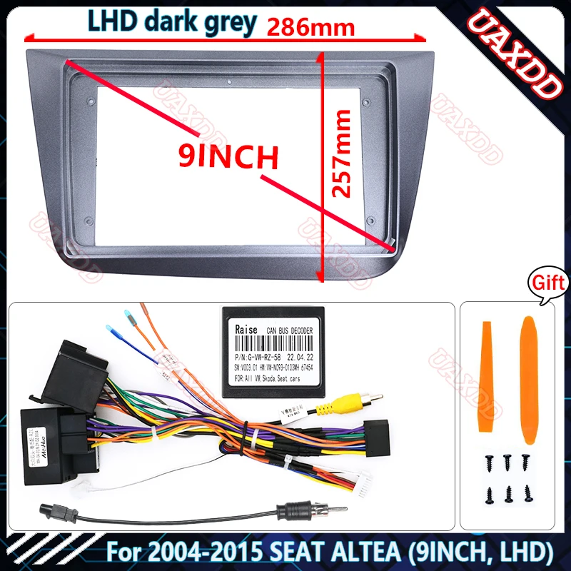 

Автомобильный DVD-радио Android стерео жгут экранов аксессуары навигация приборная панель кабели рамка canbus для 2004-2015 SEAT ALTEA 9 дюймов