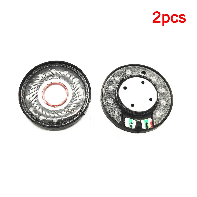 

2pcs 40mm Headphone Speaker Driver 32Ohm Speaker Repair Parts Earphone Loundspeaker Durable Repair Parts High Quality