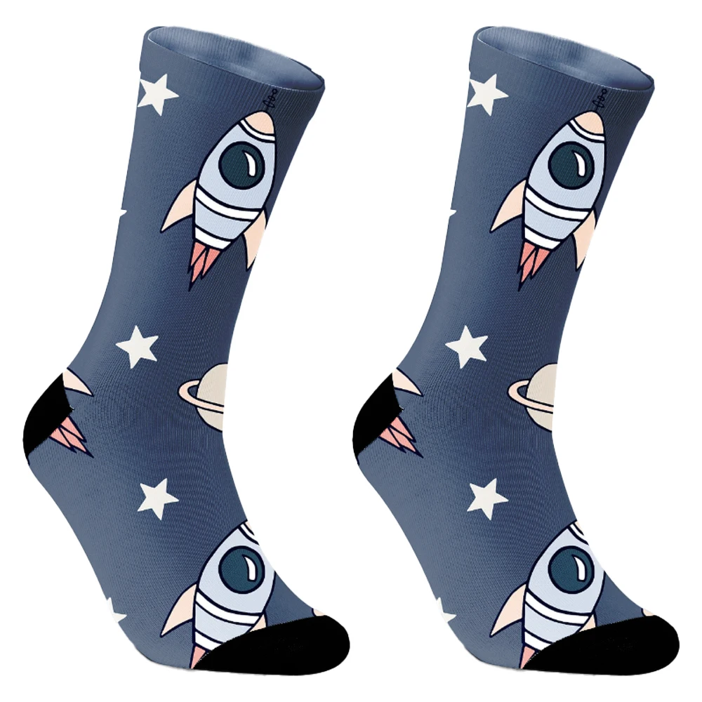 Средние 2024 новые мужские и женские носки-трубочки характерные носки для пар на