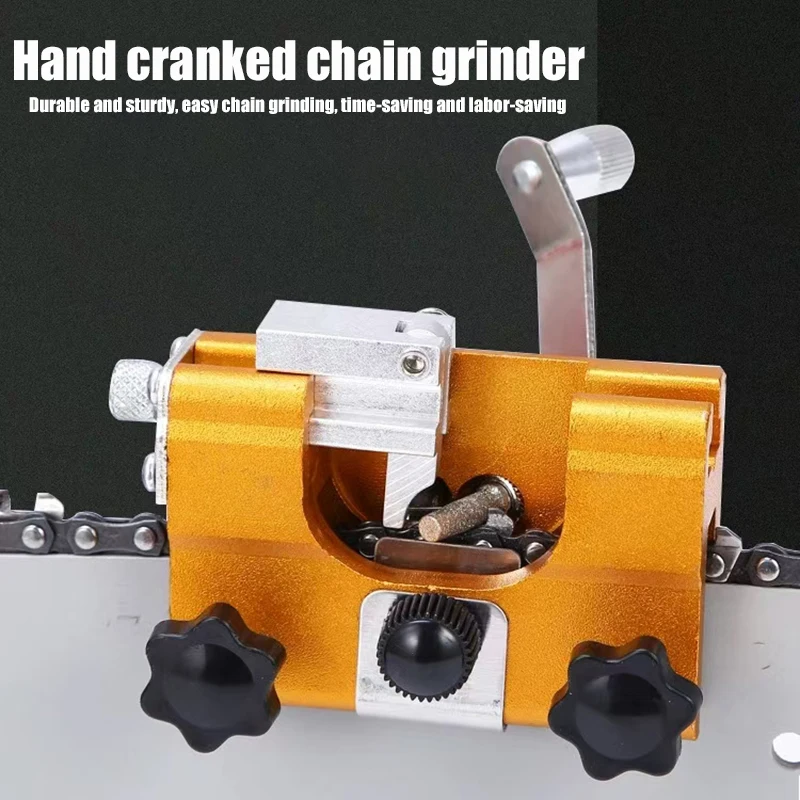 Инструмент для ремонта цепной пилы и бензопилы по дереву с 3 шлифовальными