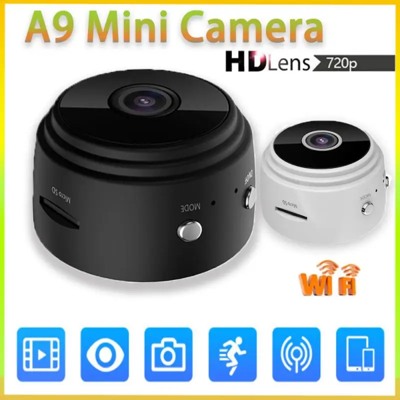 

Мини-камера 1080P, беспроводная IP-камера для домашней безопасности, с функцией ночного видения