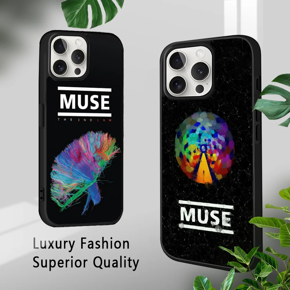 Чехол для телефона Great Band M-MUSE iPhone 16 15 14 13 12 11 Pro Xs Max Mini Plus Celulares Hard Funda