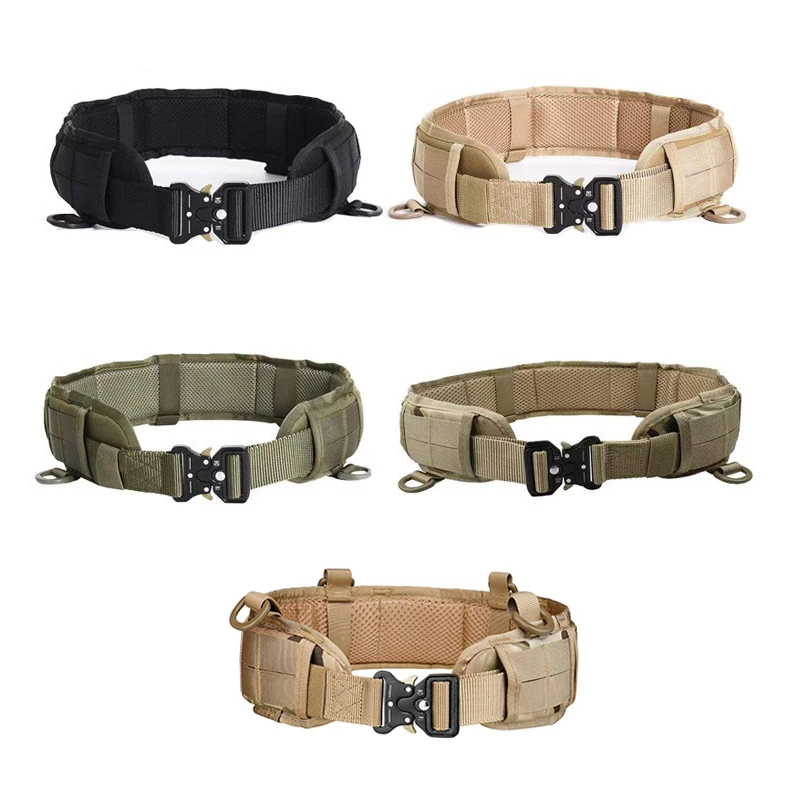 Multi-functional Belt Army Style Combat Belts Quick Release Tactical Belt Fashion Men Canvas Waistband Outdoor Waist Trainer