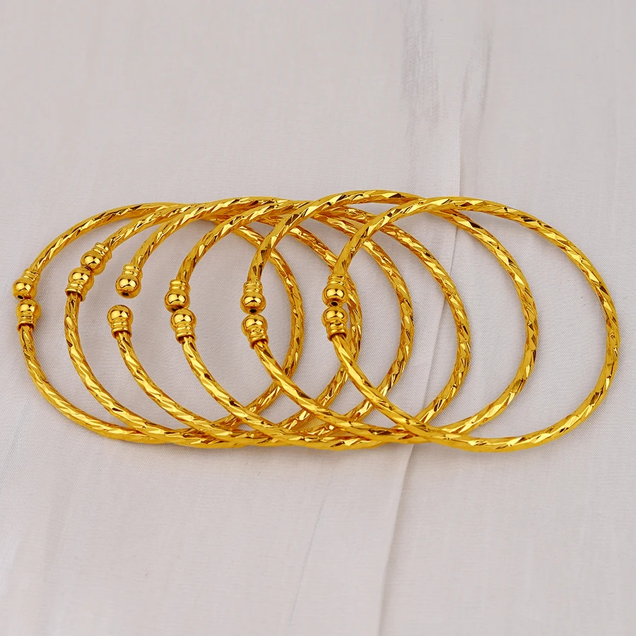 Браслеты Goldlen из металлического сплава для женщин Средний Восток 6 шт./партия