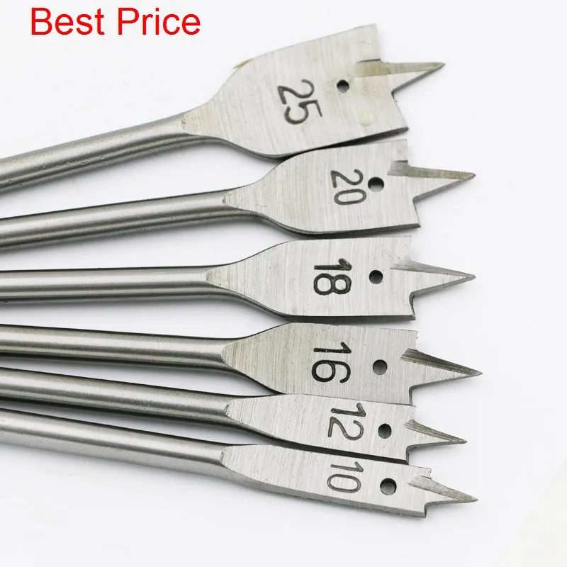 

Набор для открывания отверстий по дереву, комплект из 50 компл./лот, Трехточечная дрель для деревообработки, шестигранная ручка, плоская дрель