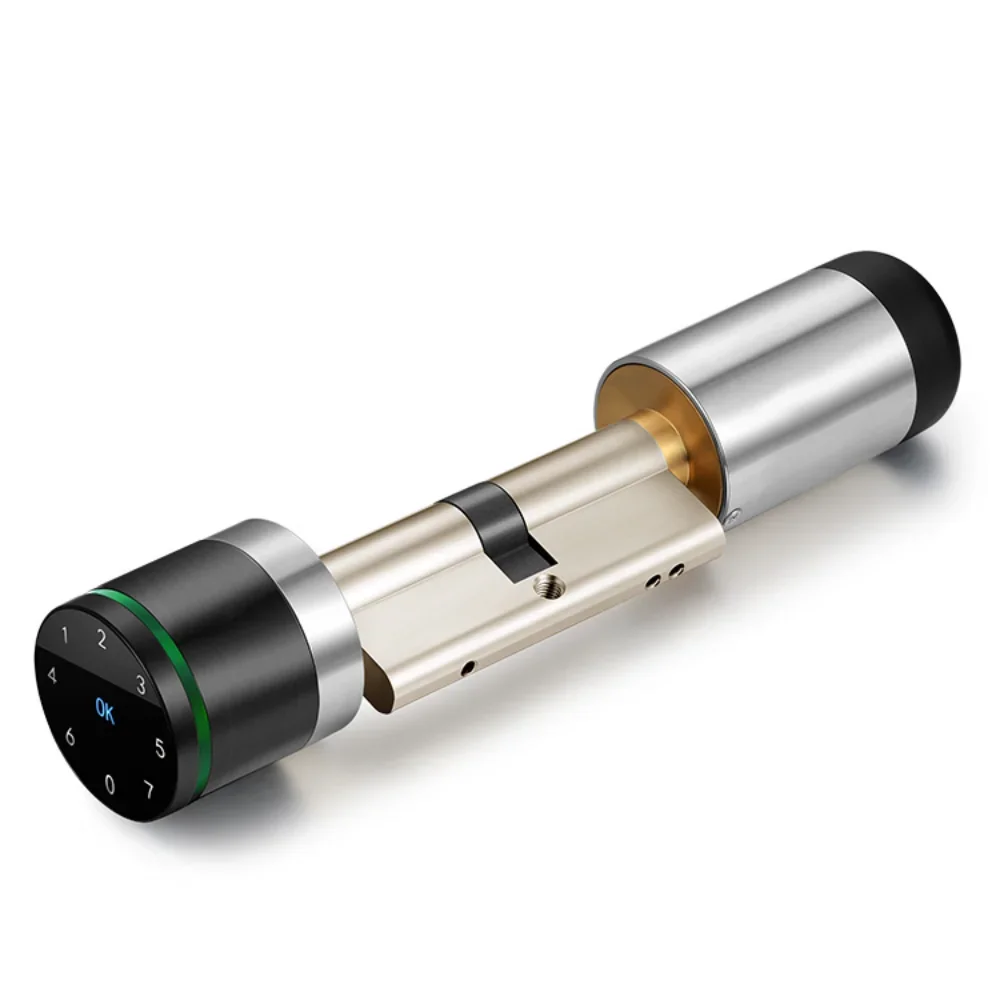 Высокое качество Дистанционный Замок Европейский профиль пароль умный цилиндр