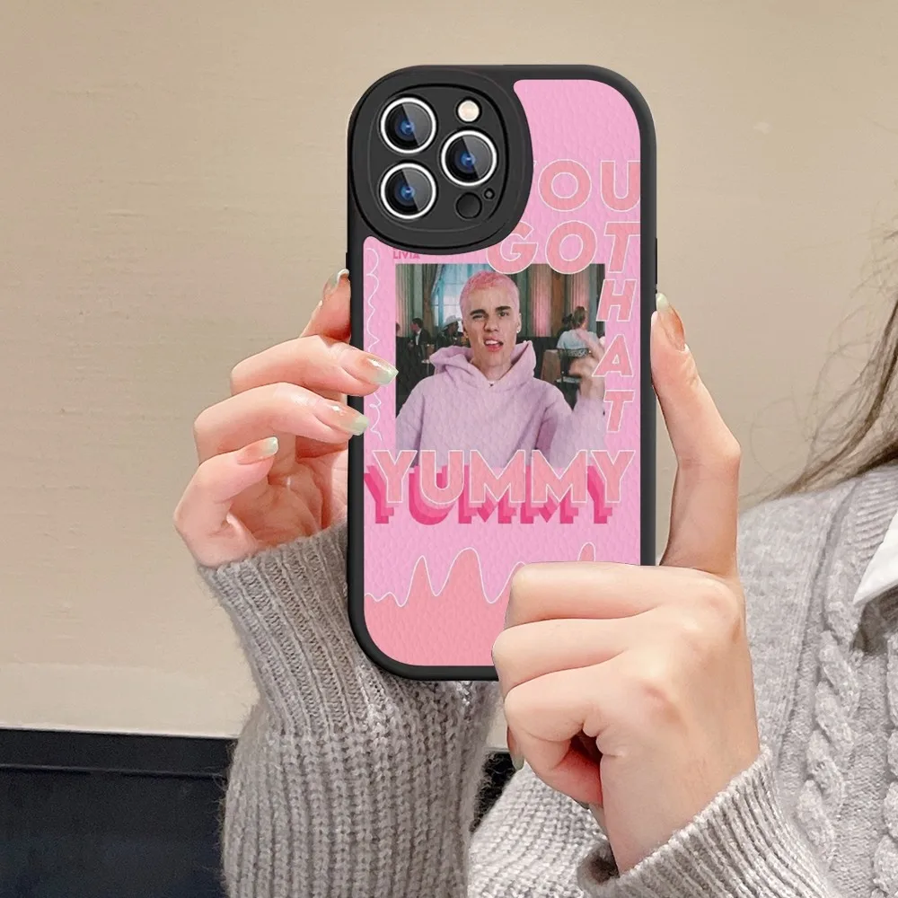 Fashion J-Justin B-Bieber Etui na telefon z twardej skóry do iPhone 14 13 12 Mini 11 Pro Max Xs X Xr 7 8 Plus Fundas