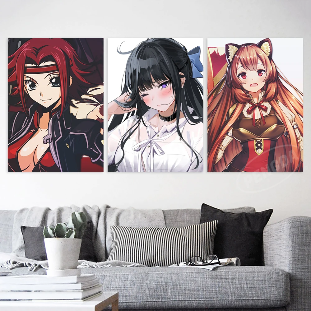 

Wall Art Tsuyuri Kanawo Paintings Anime Pictures Hd Prints Home Two-Dimensional Poster Jabami Yumeko Canvas Living Room Decor