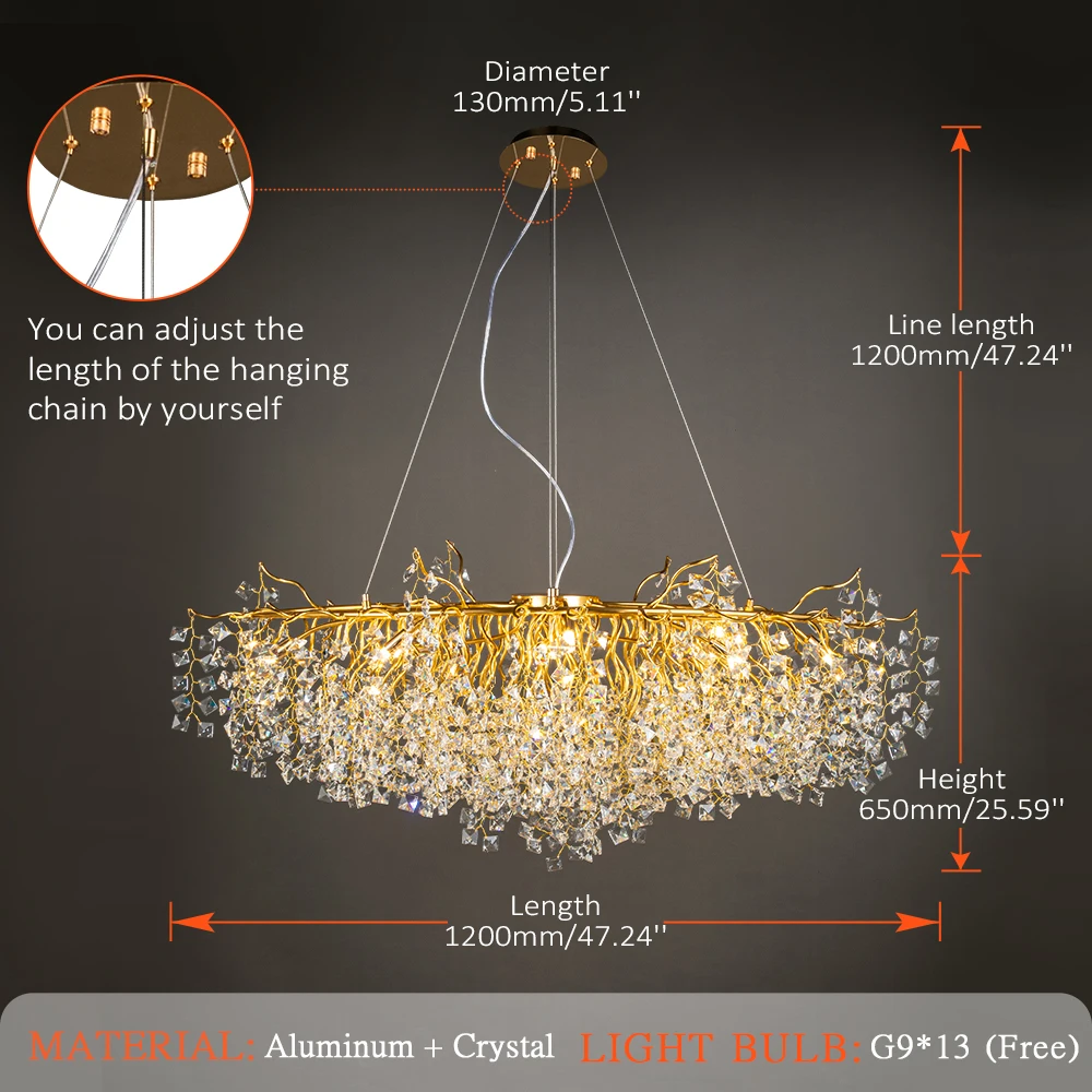 

Хрустальная люстра Artpad