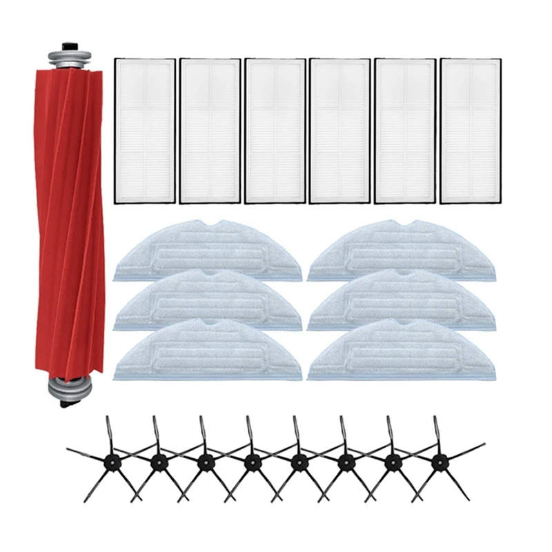 

For Mi Roborock S7 Accessories Mop Cloth Hepa Filter Side Brush S7 Plus Robot Vacuum Cleaner Main Brush Detachable 23