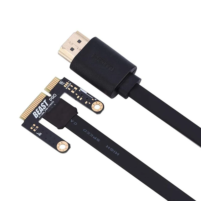 HDMI-совместимый кабель EXP GDC Beast Mini PCI-E/NGFF M.2 A Key/Expresscard для видеокарты внешняя