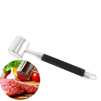 stainless steel meat hammer pork chop household steak meat fluffy tender minced creative kitchen accessories tools meat hammer