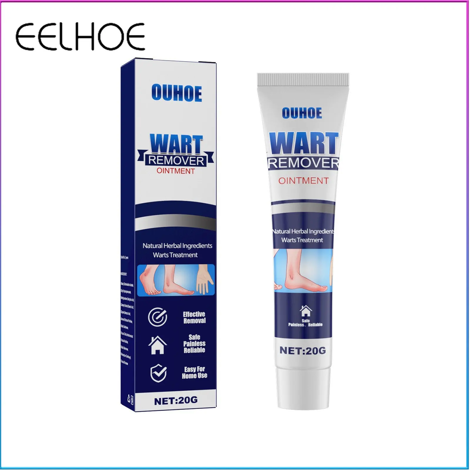 

Acne Warts Ointment 4PCS Wart Treatment Cream Warts Remover Cream Wart Treatment Ointment Herbal Extract Foot Corn Cream