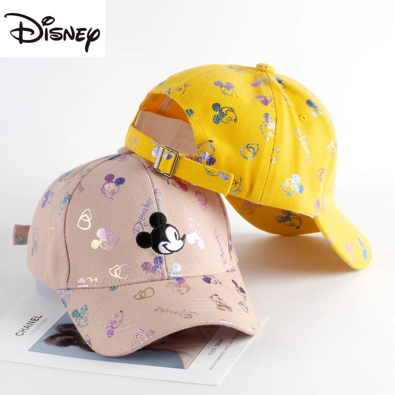 

Disney's New Children's Spring and Autumn Thin Sunscreen Hat Cute Fashion Baseball Cap Mickey Daily Cartoon Image Casual Hat