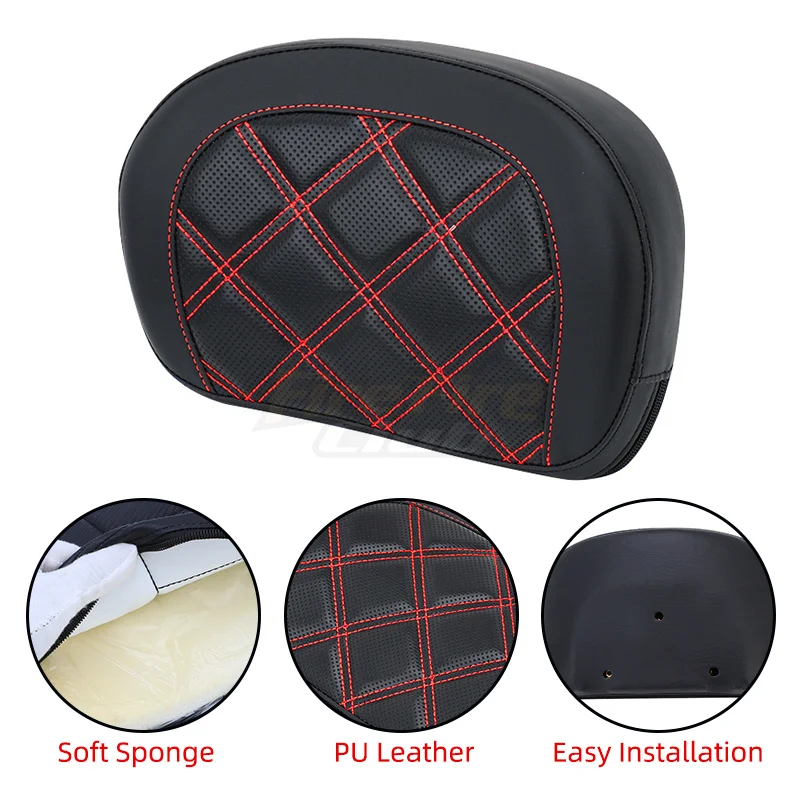 Запчасти для мотоциклов съемная подушка на спинку пассажира Для Harley Touring Street Glide