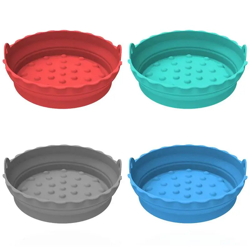 

Многоразовые складные вкладыши для фритюрницы, корзина, силиконовая посуда для жарки, кухонные инструменты для выпечки, подкладка для отпаривателя, для духовки, микроволновой печи