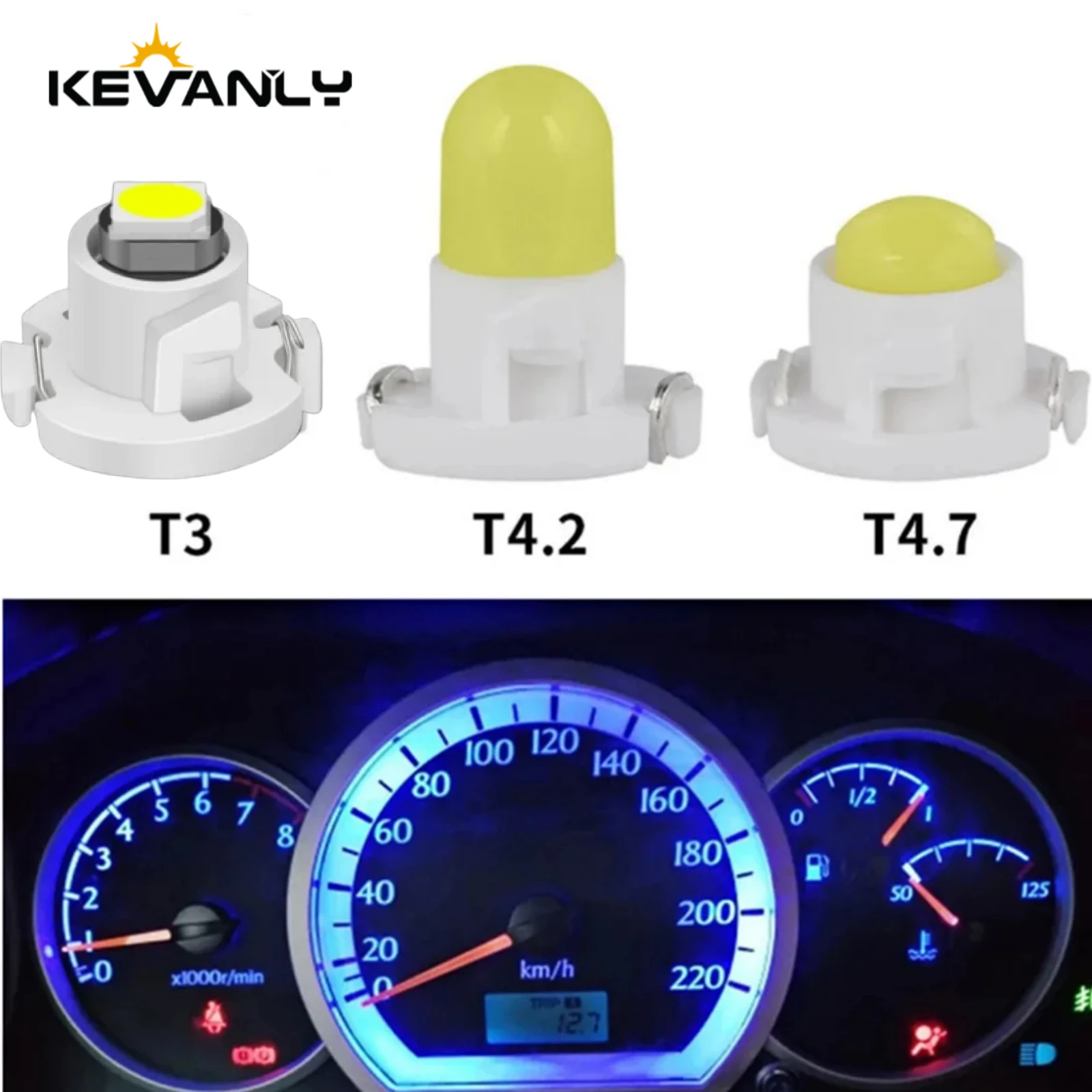 

Набор Из 10 Светодиодных Индикаторных Ламп T3 LED 3030 SMD T4.2 T4.7 Для Приборной Панели Автомобиля