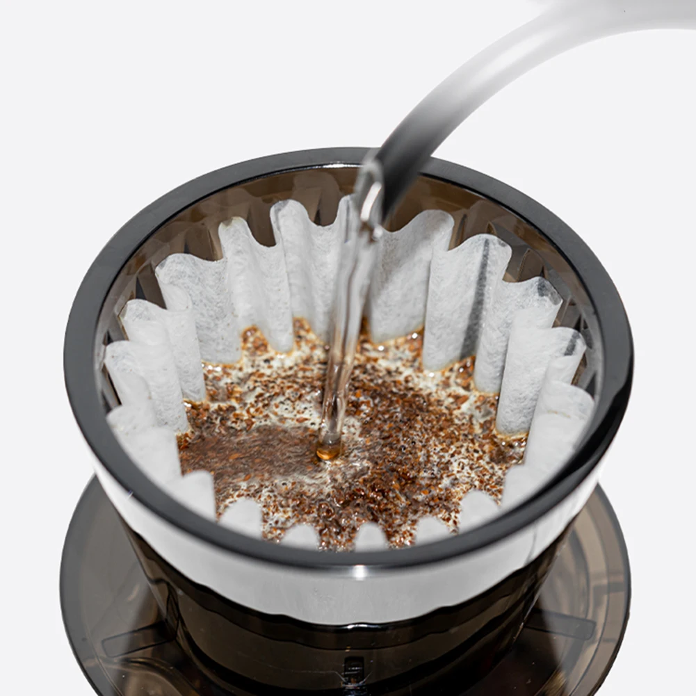 B75 волнистый капельный фильтр для кофе с кристальным глазом наполнения PCTG 1-2