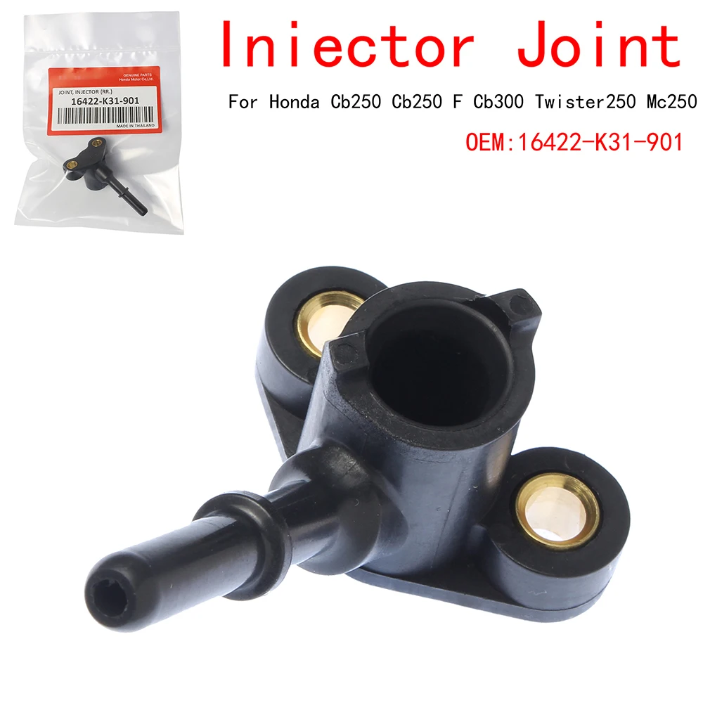 

For Honda Cb250 Cb250F Cb300 Twister250 MC250 Fuel Injector Joint Joint Comp Injector OEM 16422-K31-901