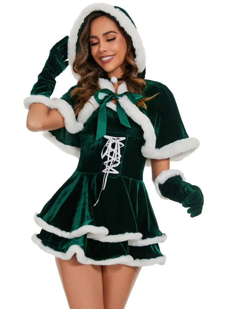 Модное роскошное рождественское сексуальное нарядное платье на тему