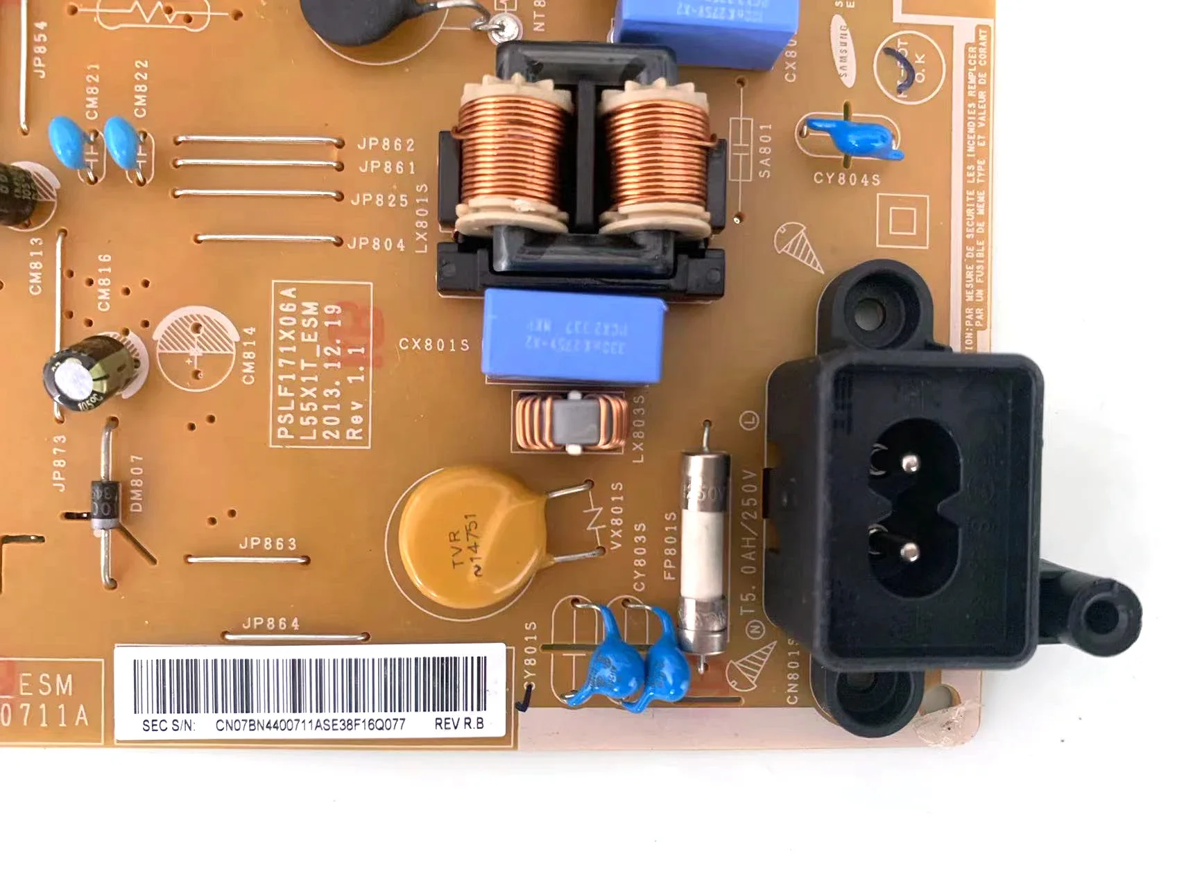 Плата питания BN44-00711A для UN50H6400AF UN55H6400AFXZA UN55H6400AF UN50H6400 UN55H6400 TV PSLF171X06A l55x1t _ ESM
