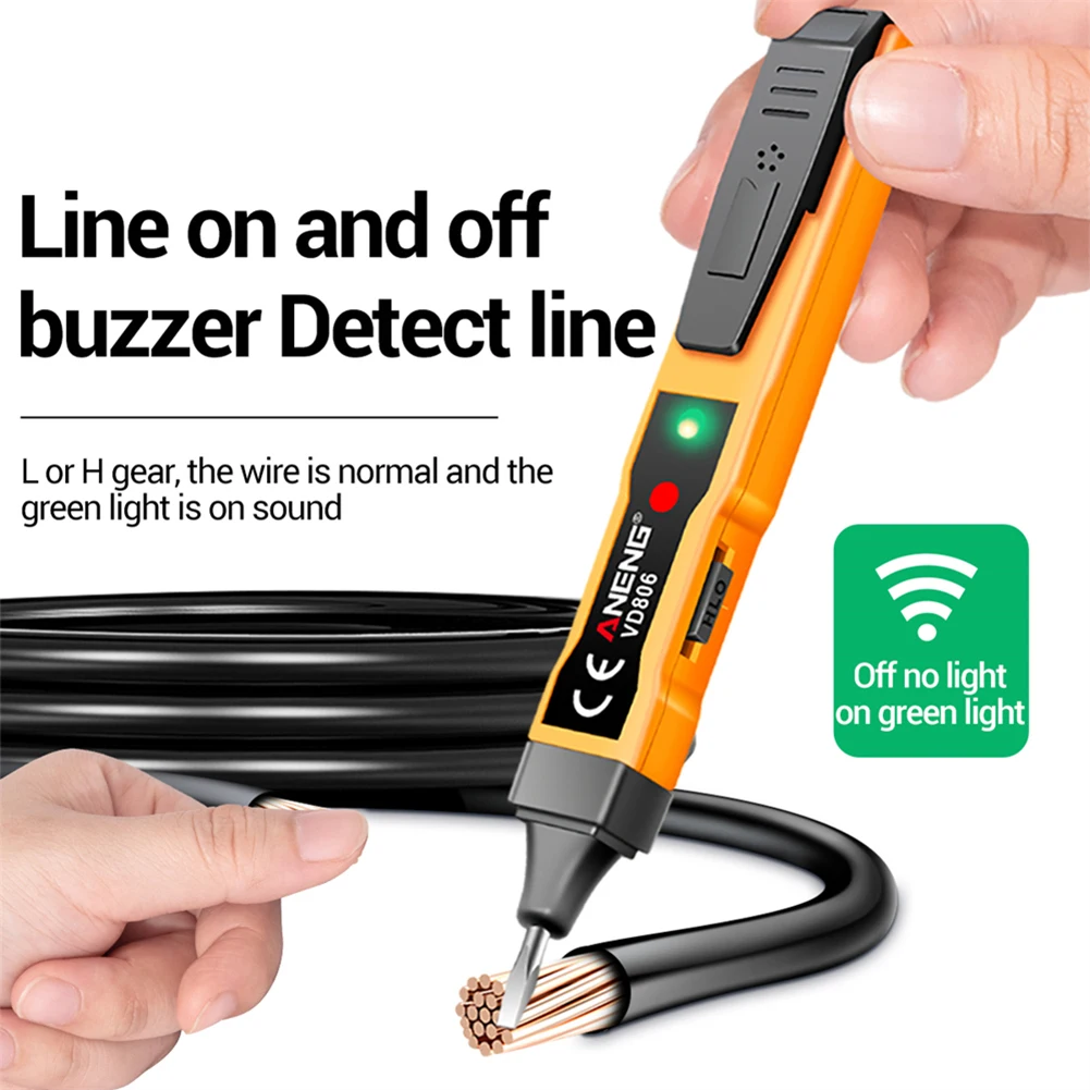 Тестер напряжения VD806 Бесконтактный детектор и тока электрический датчик