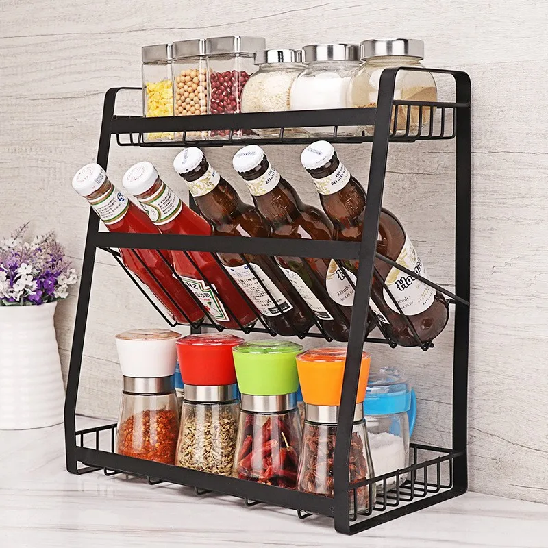 

Bathroom Organizer Countertop - 3 Tier Rack Organizer, Counter Glass Food Container Sandwich Containers for Lunch Boxes