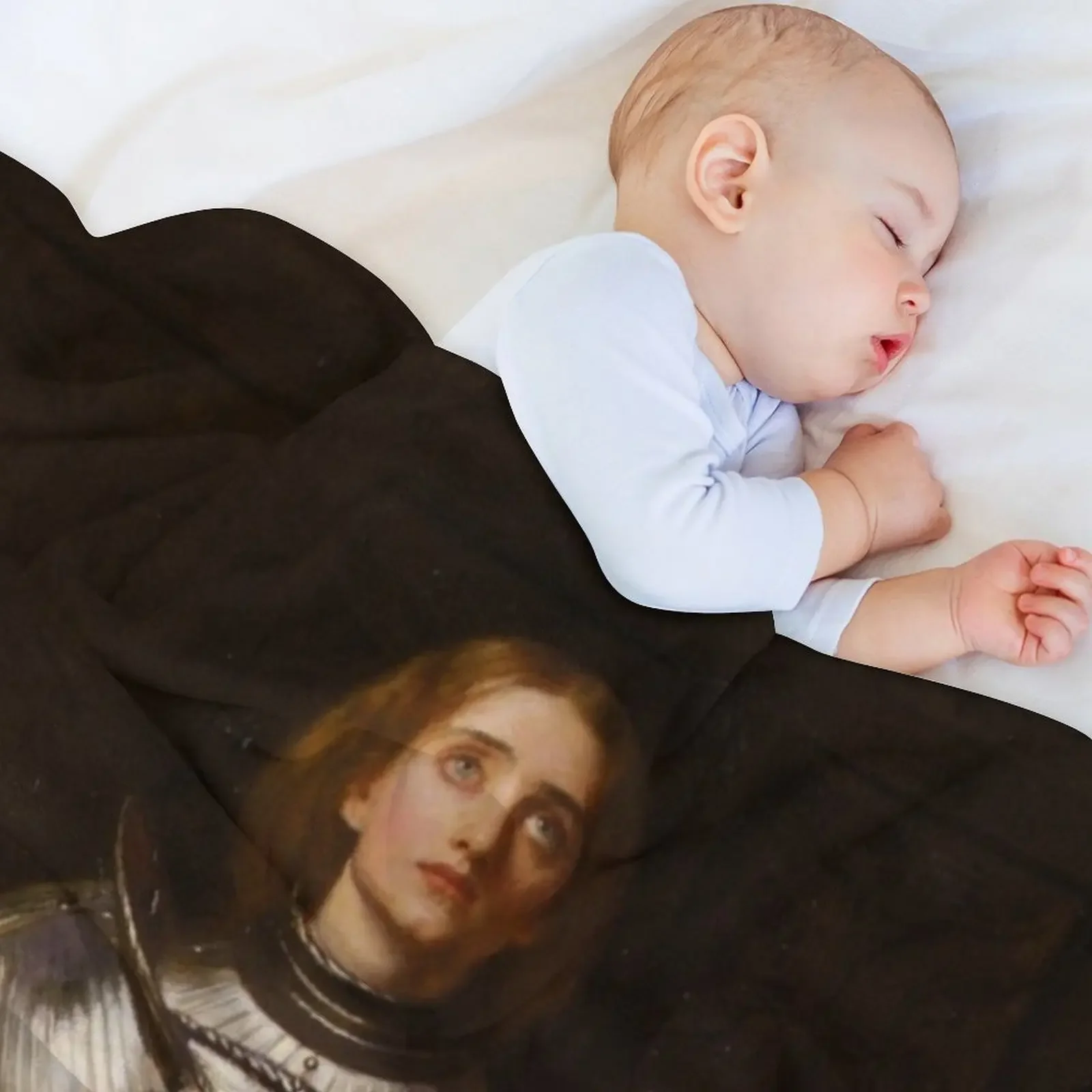 Одеяло Джон Эверетт миллаис-Джоан д-Дуг (1865) модное роскошное утолщенное