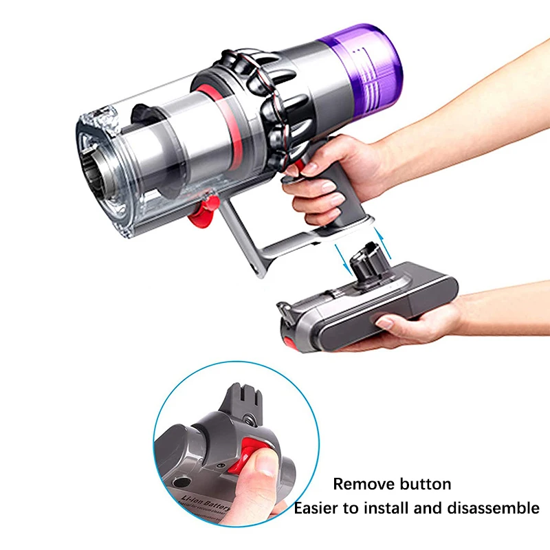 100% НОВАЯ перезаряжаемая батарея 68009800 мАч для Dyson V11 V15 DT Abs SV15 V11, пушистый беспроводной пылесос Animal Absolute (art.: 3920d16ffa648) - 3920d16ffa648