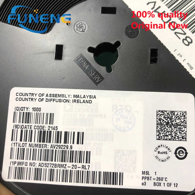 

5pcs 100% New&original In Stock AD5272BRMZ-20 AD5272BRMZ AD5272 DE6 MSOP10