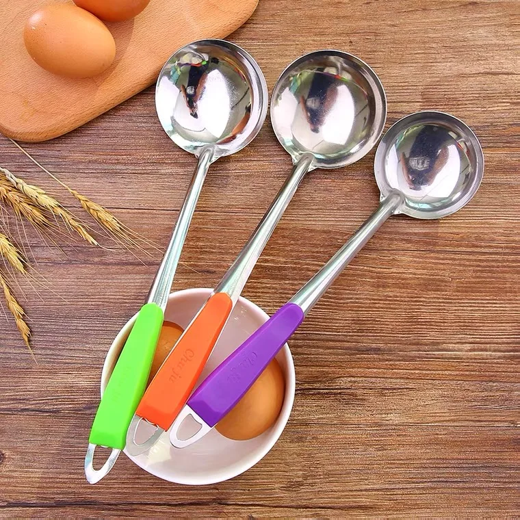 

Utensílios de Cozinha Inox Colher Concha para feijão sopa molhos