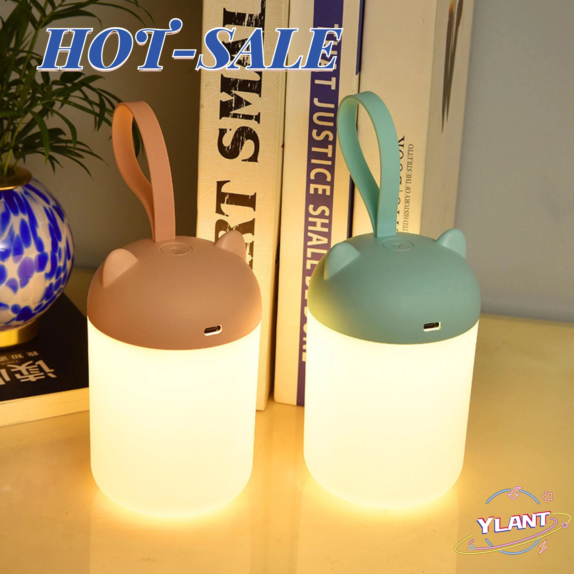 

Симпатичный сенсорный ночник с зарядкой от USB, Детский Светильник для защиты глаз, портативный светодиодный домашний прикроватный светильн...