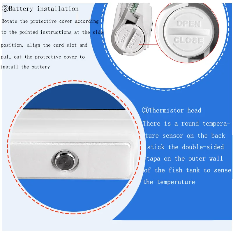 10pcs electronic lcd digital temperature gauges thermoregulator weather station for home fish tank temp meterkitchenthermometer free global shipping